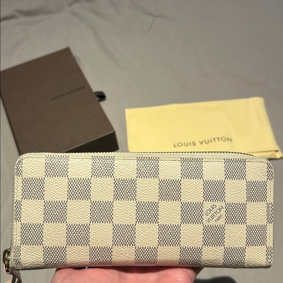 Louis Vuitton Clemence wallet - in Damier Azur - Picture 2 of 3